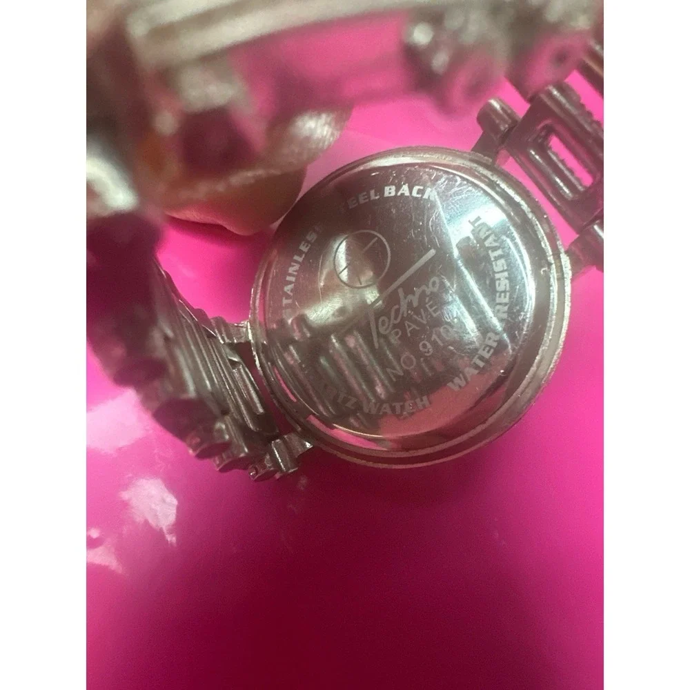 Lot of 3 Vintage & Fashion Watches Armitron Techno Pave FMD For Parts Repair